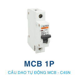 CB ĐIỆN TỰ ĐỘNG MCB 1P - C45N - 50A-63A