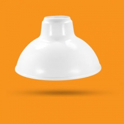 Chóa đèn nhựa Φ30 ( chóa tô màu trắng )